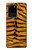 W0576 Tiger Skin Hard Case and Leather Flip Case For Samsung Galaxy S20 Ultra