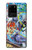 W0588 Wall Graffiti Hard Case and Leather Flip Case For Samsung Galaxy S20 Ultra