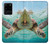 W1377 Ocean Sea Turtle Hard Case and Leather Flip Case For Samsung Galaxy S20 Ultra