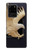 W1383 Paper Sculpture Eagle Hard Case and Leather Flip Case For Samsung Galaxy S20 Ultra