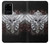 W1434 Skull Wing Tattoo Biker Hard Case and Leather Flip Case For Samsung Galaxy S20 Ultra