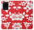 W1949 Hawaiian Hibiscus Pattern Hard Case and Leather Flip Case For Samsung Galaxy S20 Ultra