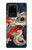 W2073 Japan Dragon Art Hard Case and Leather Flip Case For Samsung Galaxy S20 Ultra