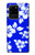 W2244 Hawaiian Hibiscus Blue Pattern Hard Case and Leather Flip Case For Samsung Galaxy S20 Ultra