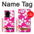 W2246 Hawaiian Hibiscus Pink Pattern Hard Case and Leather Flip Case For Samsung Galaxy S20 Ultra