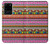 W2292 Aztec Tribal Pattern Hard Case and Leather Flip Case For Samsung Galaxy S20 Ultra