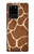 W2326 Giraffe Skin Hard Case and Leather Flip Case For Samsung Galaxy S20 Ultra