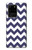 W2345 Navy Blue Shavron Zig Zag Pattern Hard Case and Leather Flip Case For Samsung Galaxy S20 Ultra