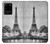 W2350 Old Paris Eiffel Tower Hard Case and Leather Flip Case For Samsung Galaxy S20 Ultra