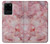 W2843 Pink Marble Texture Hard Case and Leather Flip Case For Samsung Galaxy S20 Ultra