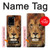 W2870 Lion King of Beasts Hard Case and Leather Flip Case For Samsung Galaxy S20 Ultra