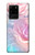 W3050 Vintage Pastel Flowers Hard Case and Leather Flip Case For Samsung Galaxy S20 Ultra