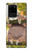 W3138 Cute Baby Sloth Paint Hard Case and Leather Flip Case For Samsung Galaxy S20 Ultra