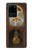 W3173 Grandfather Clock Antique Wall Clock Hard Case and Leather Flip Case For Samsung Galaxy S20 Ultra