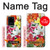 W3205 Retro Art Flowers Hard Case and Leather Flip Case For Samsung Galaxy S20 Ultra