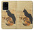 W3229 Vintage Cat Poster Hard Case and Leather Flip Case For Samsung Galaxy S20 Ultra