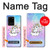 W3256 Cute Unicorn Cartoon Hard Case and Leather Flip Case For Samsung Galaxy S20 Ultra