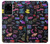 W3433 Vintage Neon Graphic Hard Case and Leather Flip Case For Samsung Galaxy S20 Ultra