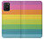 W2363 Rainbow Pattern Hard Case and Leather Flip Case For Samsung Galaxy S10 Lite