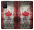 W2490 Canada Maple Leaf Flag Texture Hard Case and Leather Flip Case For Samsung Galaxy S10 Lite