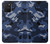 W2959 Navy Blue Camo Camouflage Hard Case and Leather Flip Case For Samsung Galaxy S10 Lite