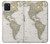 W0604 World Map Hard Case and Leather Flip Case For Samsung Galaxy Note10 Lite