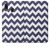 W2345 Navy Blue Shavron Zig Zag Pattern Hard Case and Leather Flip Case For Samsung Galaxy A20, Galaxy A30