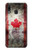 W2490 Canada Maple Leaf Flag Texture Hard Case and Leather Flip Case For Samsung Galaxy A20, Galaxy A30