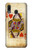 W2833 Poker Card Queen Hearts Hard Case and Leather Flip Case For Samsung Galaxy A20, Galaxy A30