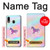 W3203 Rainbow Unicorn Hard Case and Leather Flip Case For Samsung Galaxy A20, Galaxy A30