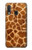 W0422 Giraffe Skin Hard Case and Leather Flip Case For Samsung Galaxy A20e