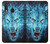 W0752 Blue Fire Grim Wolf Hard Case and Leather Flip Case For Samsung Galaxy A20e