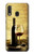 W2042 A Grape Vineyard Grapes Bottle Red Wine Hard Case and Leather Flip Case For Samsung Galaxy A20e
