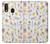 W2354 Pastel Flowers Pattern Hard Case and Leather Flip Case For Samsung Galaxy A20e