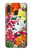 W3205 Retro Art Flowers Hard Case and Leather Flip Case For Samsung Galaxy A20e