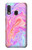 W3444 Digital Art Colorful Liquid Hard Case and Leather Flip Case For Samsung Galaxy A20e