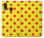 W3526 Red Spot Polka Dot Hard Case and Leather Flip Case For Samsung Galaxy A20e