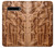 W1307 Fish Wood Carving Graphic Printed Hard Case and Leather Flip Case For LG V60 ThinQ 5G