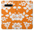 W2245 Hawaiian Hibiscus Orange Pattern Hard Case and Leather Flip Case For LG V60 ThinQ 5G