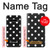 W2299 Black Polka Dots Hard Case and Leather Flip Case For LG V60 ThinQ 5G