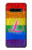 W2900 Rainbow LGBT Lesbian Pride Flag Hard Case and Leather Flip Case For LG V60 ThinQ 5G