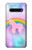 W3070 Rainbow Unicorn Pastel Sky Hard Case and Leather Flip Case For LG V60 ThinQ 5G