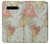 W3418 Vintage World Map Hard Case and Leather Flip Case For LG V60 ThinQ 5G