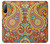 W3402 Floral Paisley Pattern Seamless Hard Case and Leather Flip Case For Sony Xperia 10 II