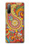 W3402 Floral Paisley Pattern Seamless Hard Case and Leather Flip Case For Sony Xperia 10 II