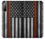 W3472 Firefighter Thin Red Line Flag Hard Case and Leather Flip Case For Sony Xperia 10 II