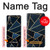 W3479 Navy Blue Graphic Art Hard Case and Leather Flip Case For Sony Xperia 10 II