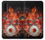 W1431 Skull Drum Fire Rock Hard Case and Leather Flip Case For Samsung Galaxy A90 5G