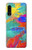 W2942 Brush Stroke Painting Hard Case and Leather Flip Case For Samsung Galaxy A90 5G