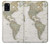 W0604 World Map Hard Case and Leather Flip Case For Samsung Galaxy A31